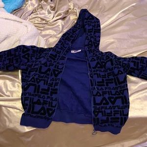 Cropped fila jacket 🥰